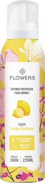 Espuma Flowers sabor Limão Siciliano