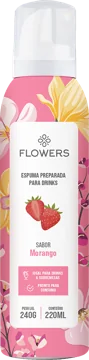 Espuma Flowers sabor Morango