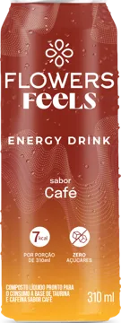 Lata Flowers Feels sabor Café