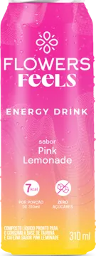 Lata Flowers Feels sabor Pink Lemonade