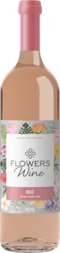 Garrafa Flowers Wine Rosé